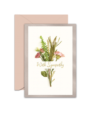 Greeting Card - GC2916-HAL078 - With Sympathy Greeting Card - GC2916-HAL078 - With Sympathy